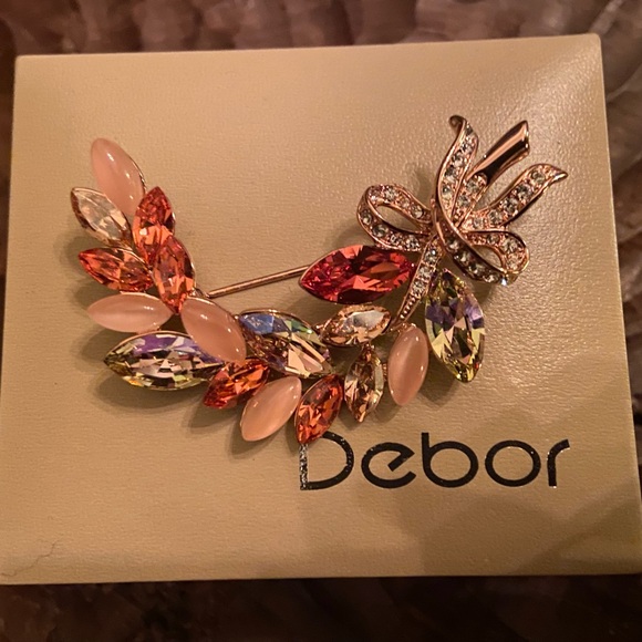 NEW Debor Pink Brooch - Picture 1 of 4